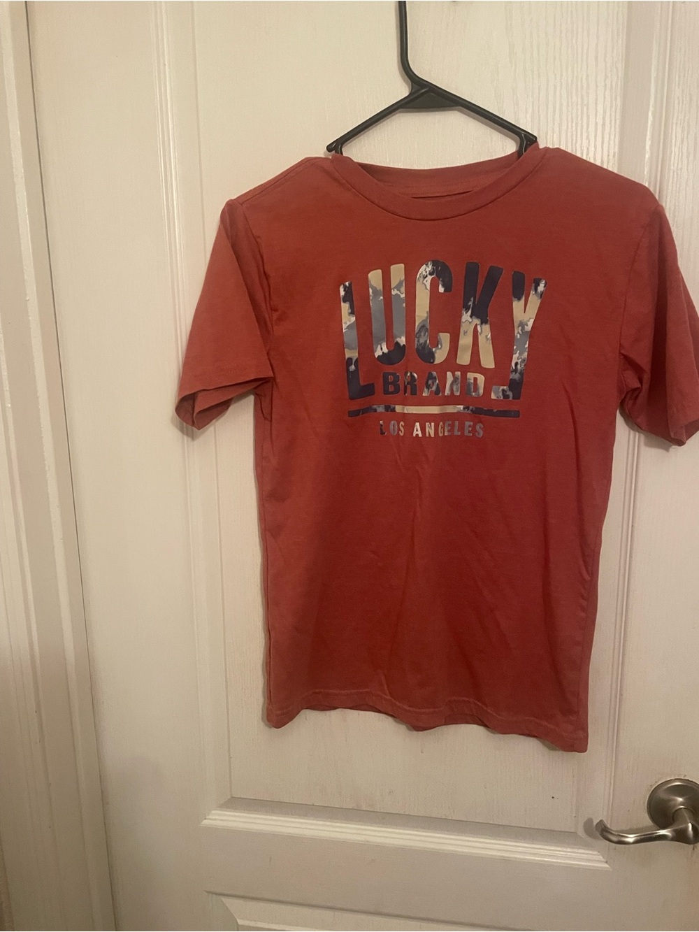 Lucky Brand Kids Rust Orange Graphic Tee